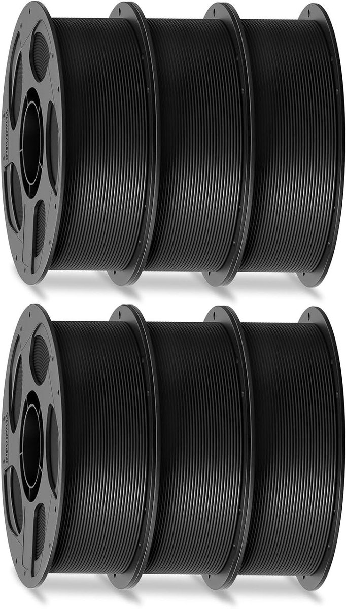 3D Printer Filament - PLA Draad - Snel Printen - Hoge Snelheid - 175 mm - Parel Zwart