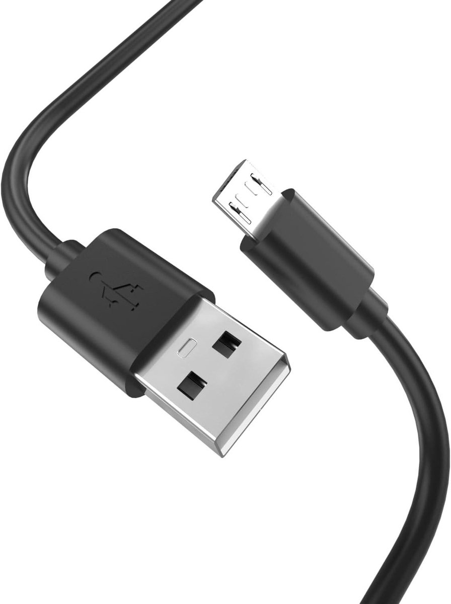 Oplaadkabel - Micro USB - Apparaten Opladen - Duurzaam en Flexibel - 1.5 Meter - Zwart