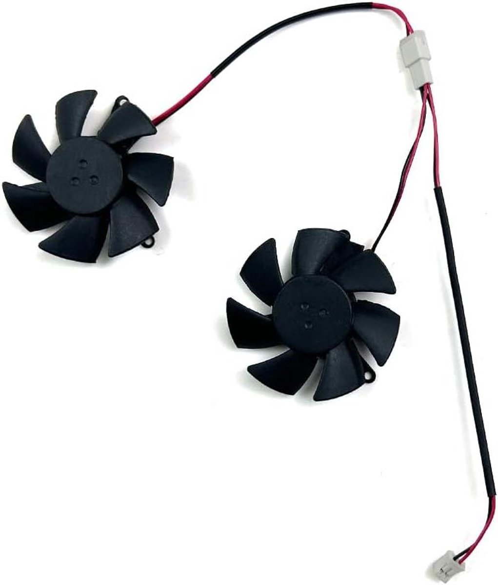 Koelventilator - Vervangingsventilator - Computerkoeling - Stille Werking - 46mm - Zwart