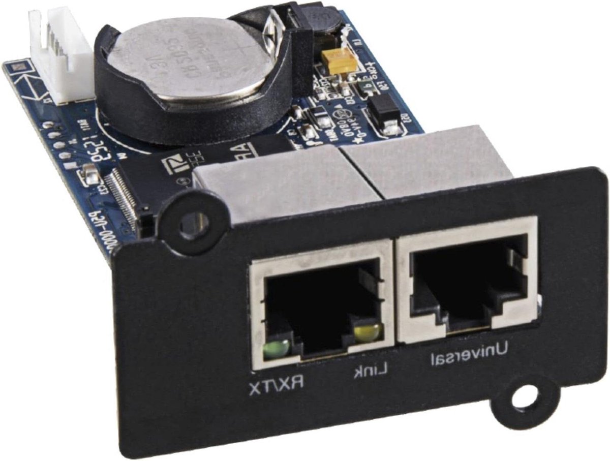 Netwerk Interface Kaart - SNMP Module - Apparaten Bewaken - Web Interface - 50 x 50 x 28 cm - Blauw