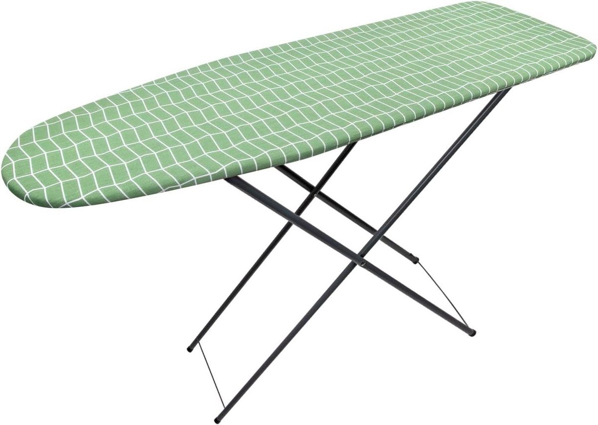 Strijkplank - Strijktafel - Strijkgoed Glad Maken - In Hoogte Verstelbaar - 118 x 36 cm - Groen