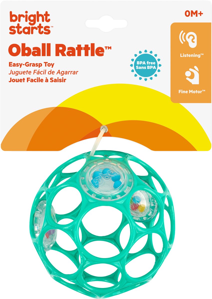 Oball baby rammelaar blauwgroen - Oball - vanaf 0 maanden — afbeelding 5