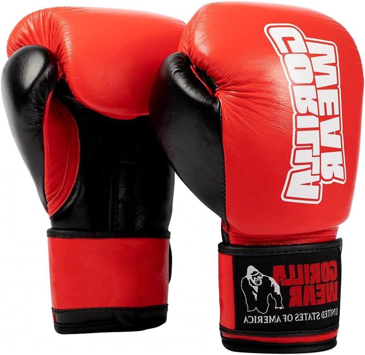Bokshandschoenen - Trainingshandschoenen - Sporttraining - 5-laags Vulling - 18oz - Rood