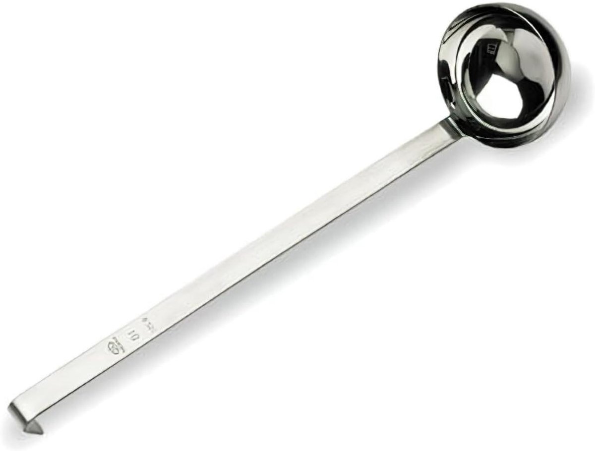Soeplepel - Opscheplepel - Voedselbereiding - Roestvrij staal - 65 cm - Zilver