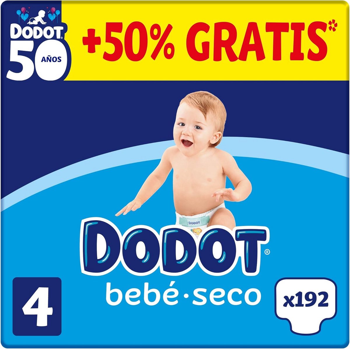 Baby luiers - Droge billen - Comfortabel slapen - Luchtdoorlatend - 192 stuks - Wit