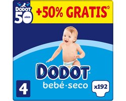 Baby luiers - Droge billen - Comfortabel slapen - Luchtdoorlatend - 192 stuks - Wit
