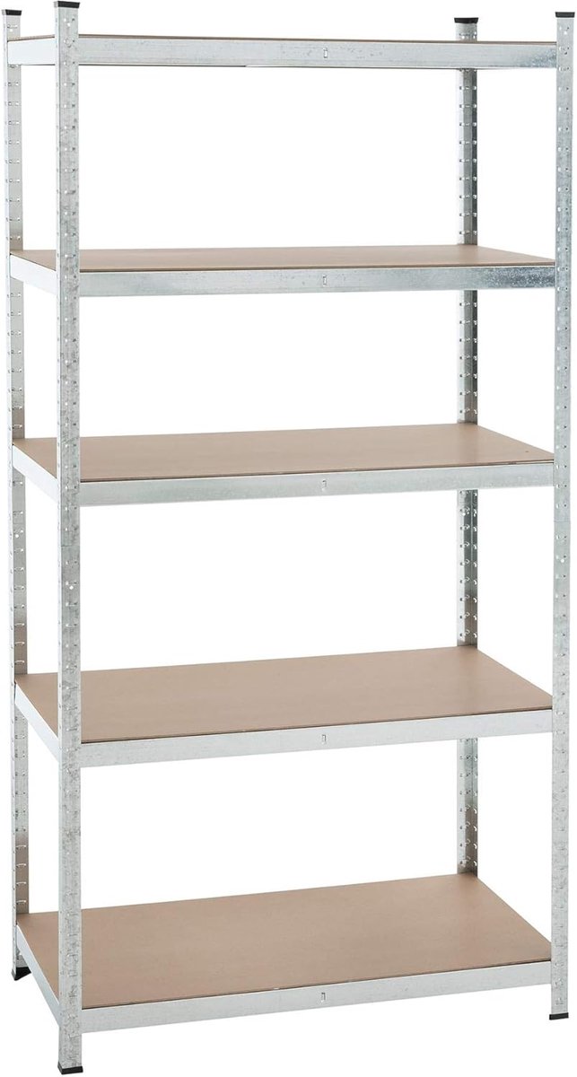 Opbergrek - Stellingkast Opslagrek - Orde Scheppen - Zwaar Belastbaar - 200 x 100 x 50 cm - Verzinkt