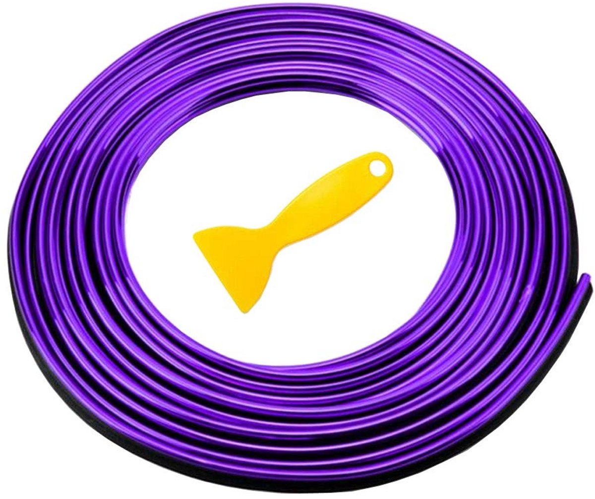 Dailygoods- Spleetvuller - Flexibele Randstrip - Interieurstrip - Decoratieve Vuller - Zacht PVC - Voorkomt Stof