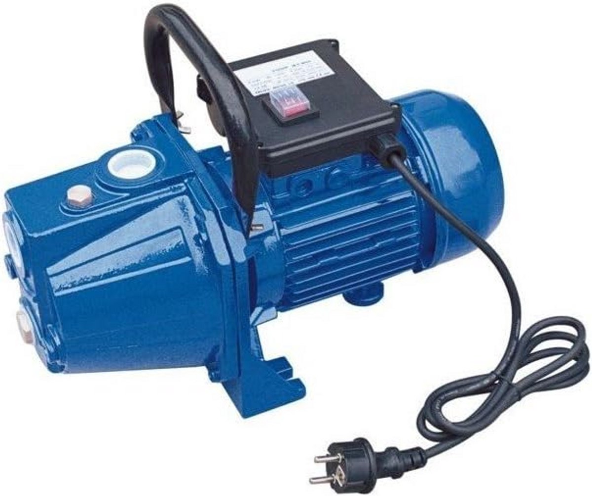 Bewateringspomp - Jet pomp - Tuin beregenen - Gietijzeren behuizing - 3600 l/u - Blauw