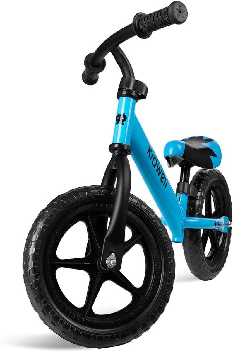 Kinderloopfiets - Driewieler - Motorische Ontwikkeling - Lichtgewicht Stalen Frame - 12 Inch Wielen - Blauw