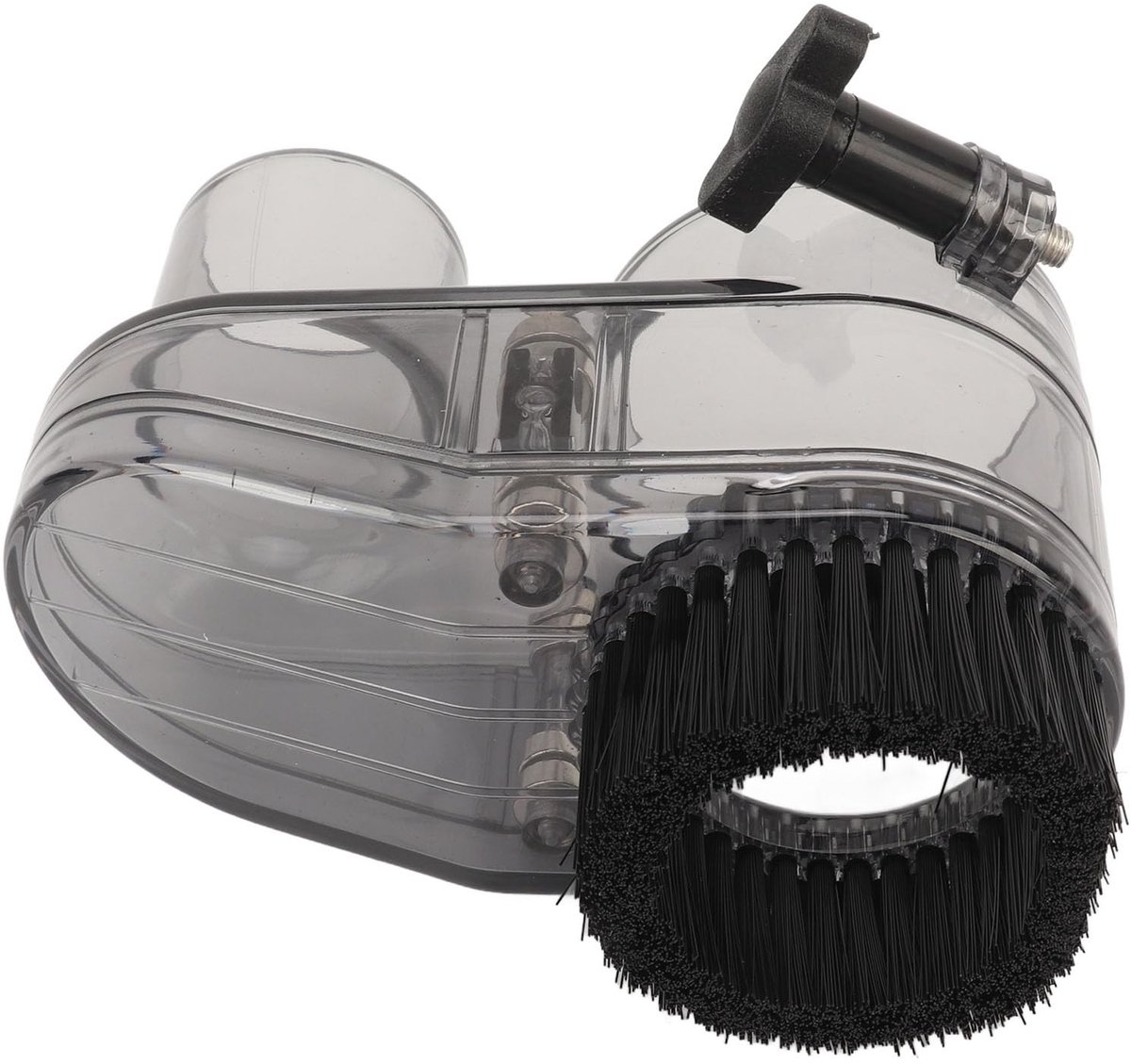 Dailygoods- Stofschoen 52 mm - Nylon Borstel - Transparant Ontwerp - Magnetische Hoogteverstelling - Ideaal voor Spindelmotoren - Verbeterde Houtbewerkingservaring - Stofafzuiger