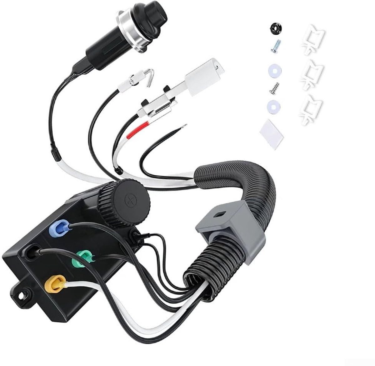 Dailygoods- Grillontstekerset - Geschikt voor Weber Spirit 220/320/330/335 - Betrouwbare elektrode-ontsteking - Duurzaam - Veilig en stabiel ontstekingsproces - Ideaal voor BBQ-partijen - Barbecue Ontsteker