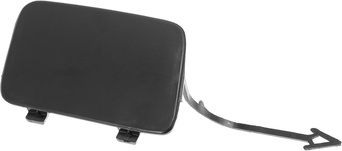 Dailygoods- Afdekking Trekhaak - Zwart - Kunststof - Slijtvast - Eenvoudig te installeren - Afmetingen 8,5 x 5 cm - Trekhaakafdekking