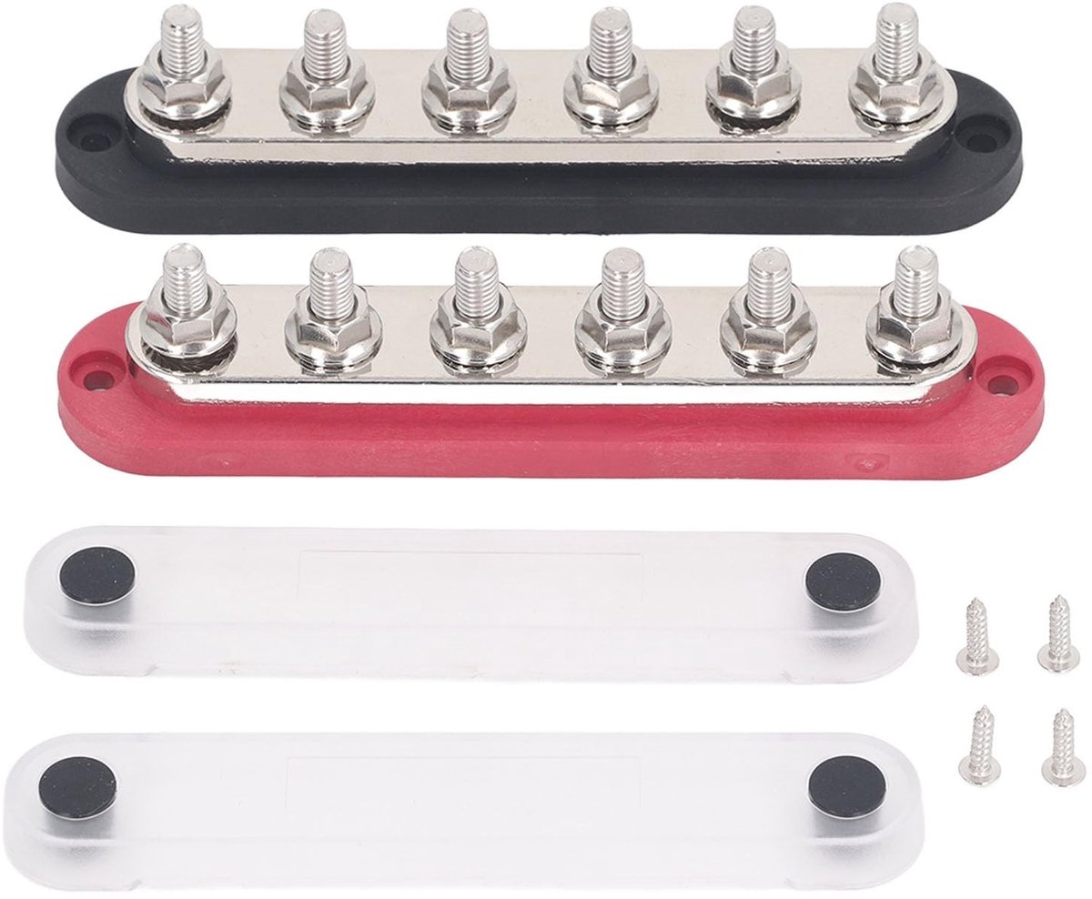 Dailygoods - 300A Stroomverdelingsblok met Dekking voor Auto en Boot