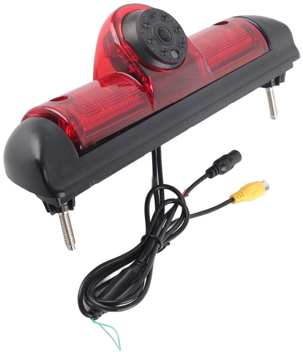Dailygoods- Achteruitrijcamera HD 170 Graden - LED Nachtzicht - Remlicht Gemonteerd - Eenvoudige Installatie - Vervanging voor Boxer/Ducato/Jumper - Camera