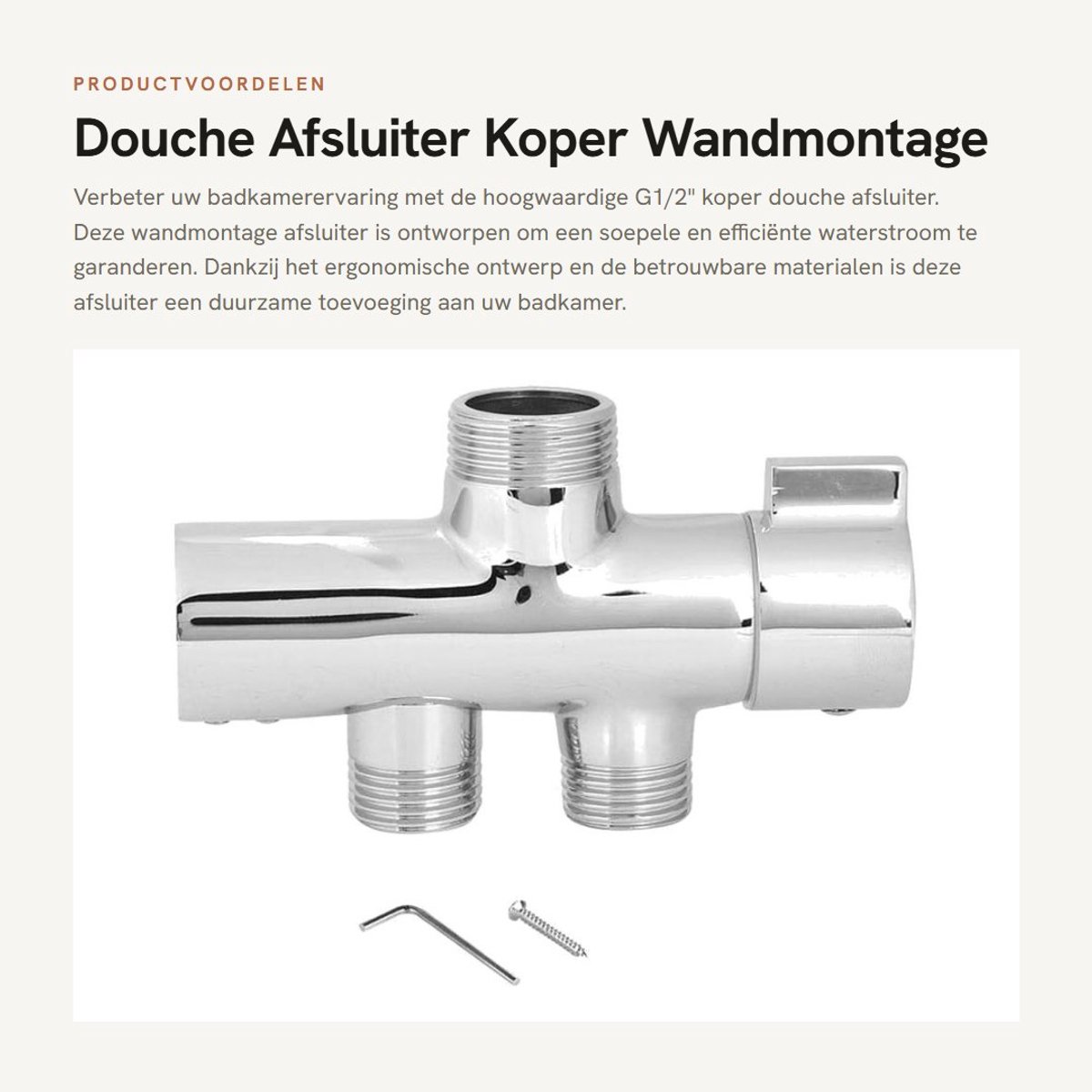 Dailygoods - douchekop met slang - instelbare douchekop - waterbesparende douchekop - douchekop met verschillende standen - wandmontage accessoires