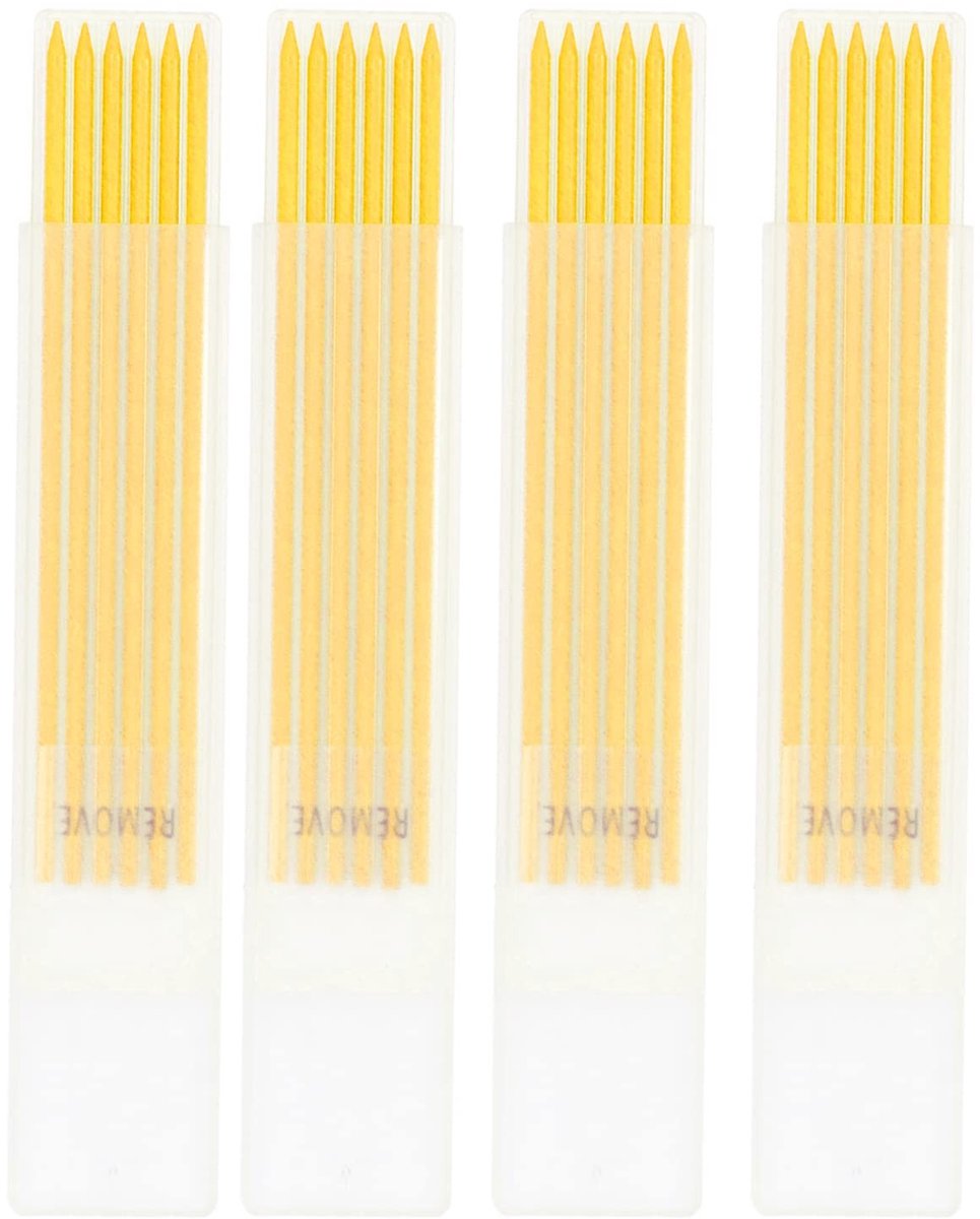 Dailygoods- Potloodvullingen 24 Stuks - Houtbewerking Vullingen - 2,8 Mm HB Vulling - Timmermanspotlood Vulling - Grafiet Vullingen - Hoogwaardig Materiaal