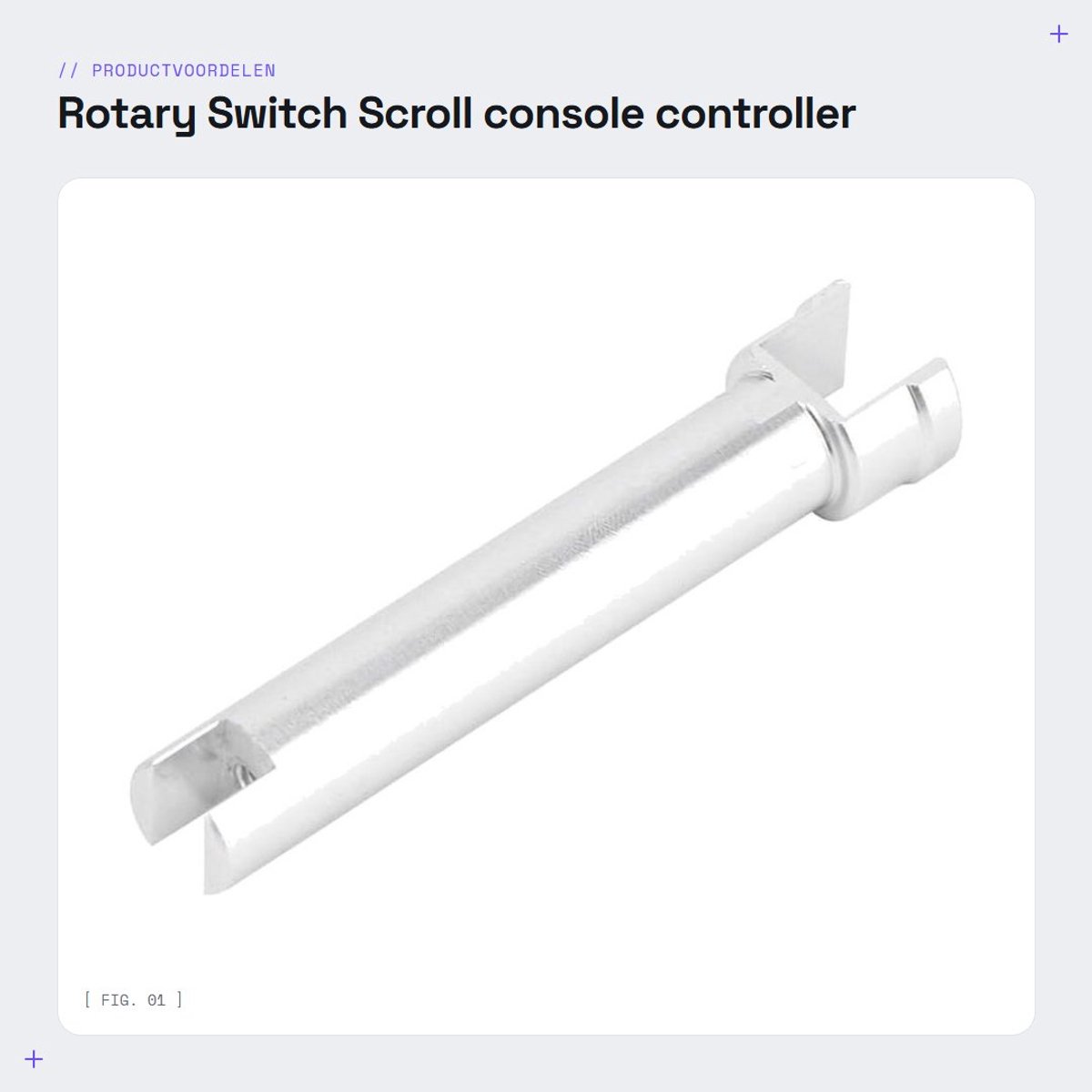Dailygoods - Rotary Switch Scroll - console controller knop - multi-switch push-button - geschikt voor W204 en W212 - auto-accessoire - reparatieset