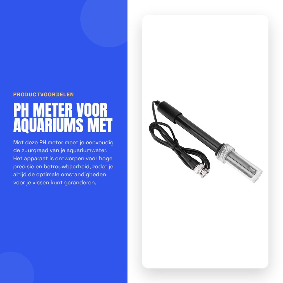 Dailygoods - PH Meter voor Aquariums met Hoge Precisie en Betrouwbaarheid