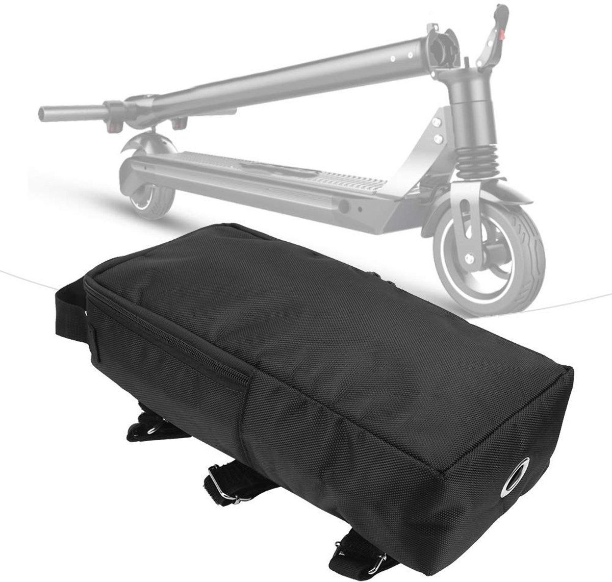Dailygoods - Batterijtas voor Elektrische Scooters - Handige accutas - Polyester met dubbele ritssluiting - Lichtgewicht en stevig - Geschikt voor sco...