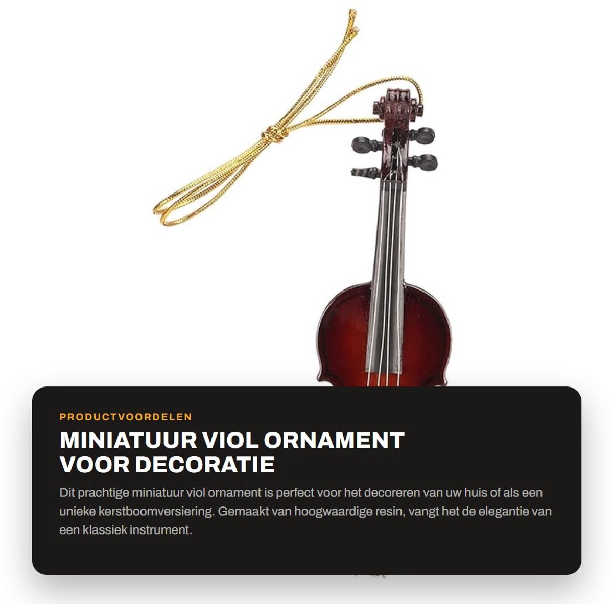 Dailygoods- Miniatuur Ornament - Decoratie Woonkamer - Decoratie Slaapkamer - Decoratieve Tafellampen - Ornament voor Kerstboom - Compacte 10 cm Decoratie