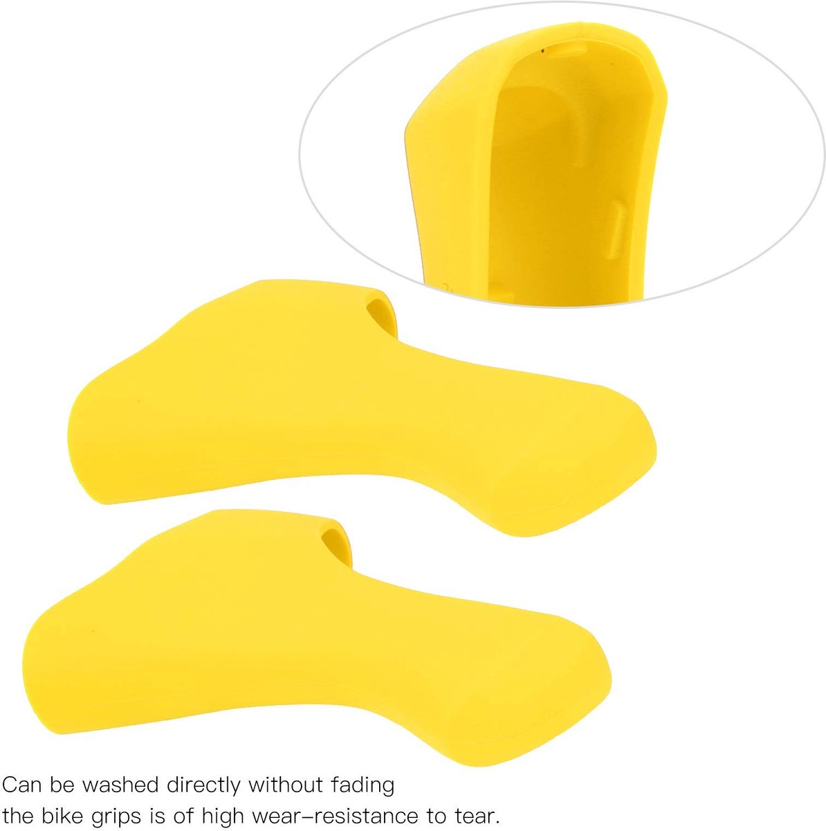 Dailygoods- Fietsgrepen Ergonomisch Ontwerp - Antislip - Schokabsorberend - Duurzaam - Silicone - 2 Stuks - Stuurhoezen