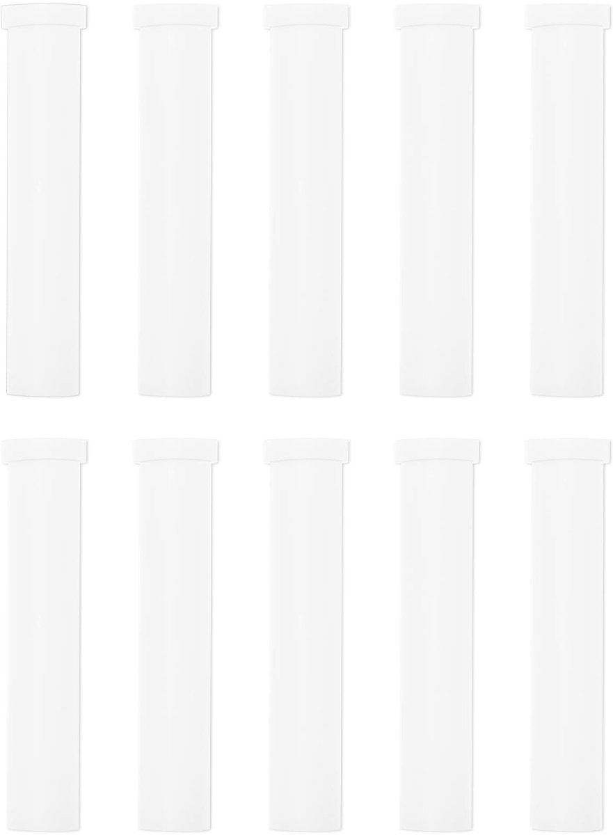 Dailygoods- Locatiepins 10 Stuks - Werkblad Jig Pinnen - Plastic Uitlijnpinnen - 10x50mm - Nauwkeurig Instellen - Wit - Locatiepennen