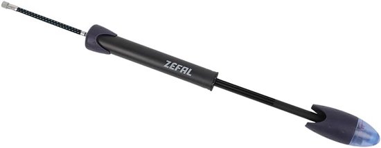 Mini Fietspomp - Compacte Pomp - Fietsbanden Oppompen - Geïntegreerde Adapters - 14 inch - Grijs/Zwart — afbeelding 2