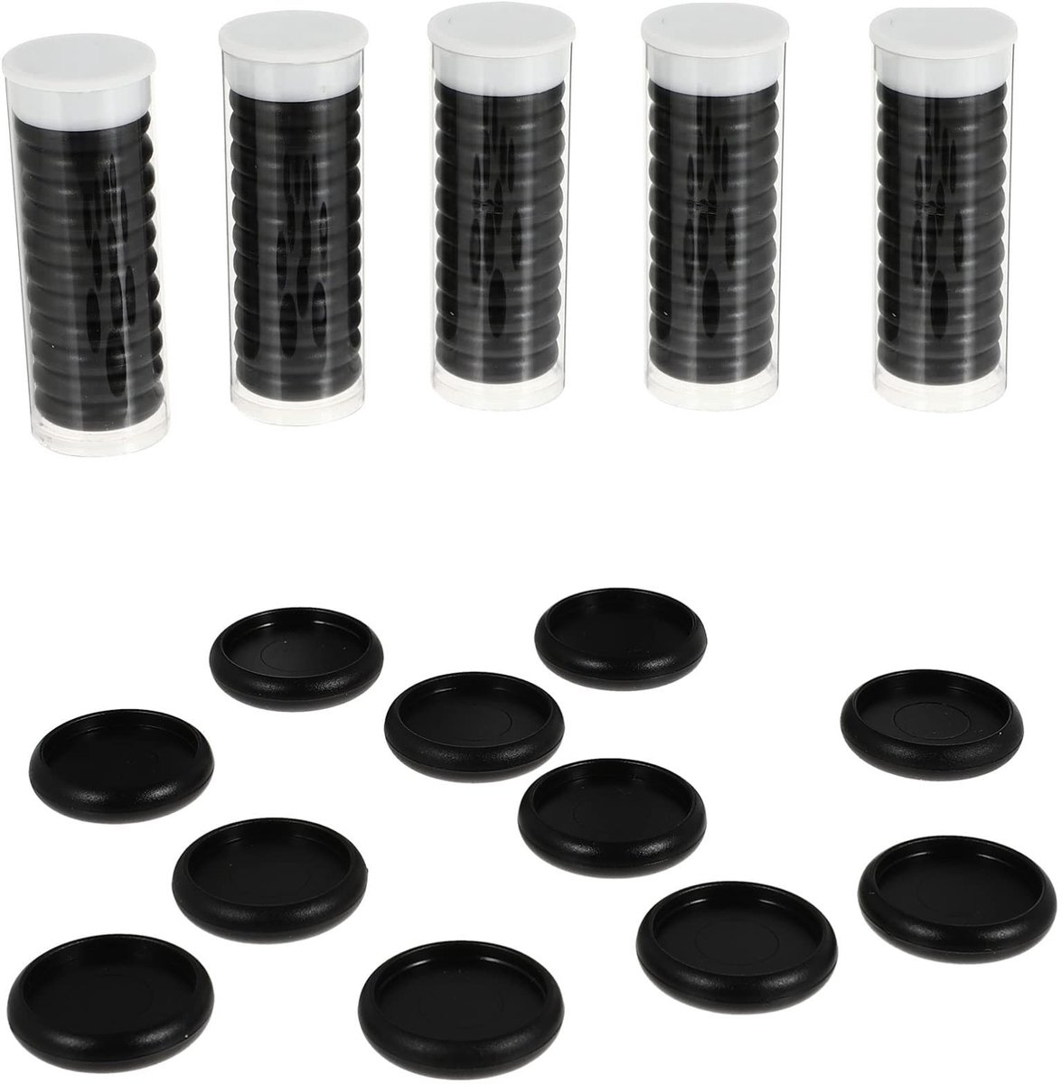 Dailygoods- Binding Ring 11 stuks - Mini Plastic Discs - Kunststof - Lichtgewicht - Veilig en niet giftig - Geschikt voor notebooks en planners - Bindringen