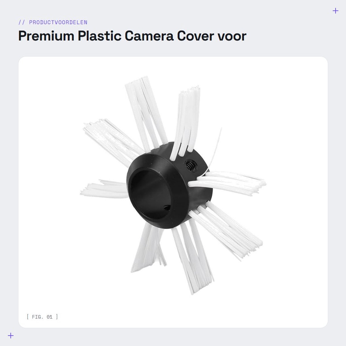 Dailygoods- Rioolcamera Stevig - Endoscoop Camera Hoes - Slagvast Kunststof - Bescherming - Compatibel 17-18mm - Duurzaam - Inspectiecamera