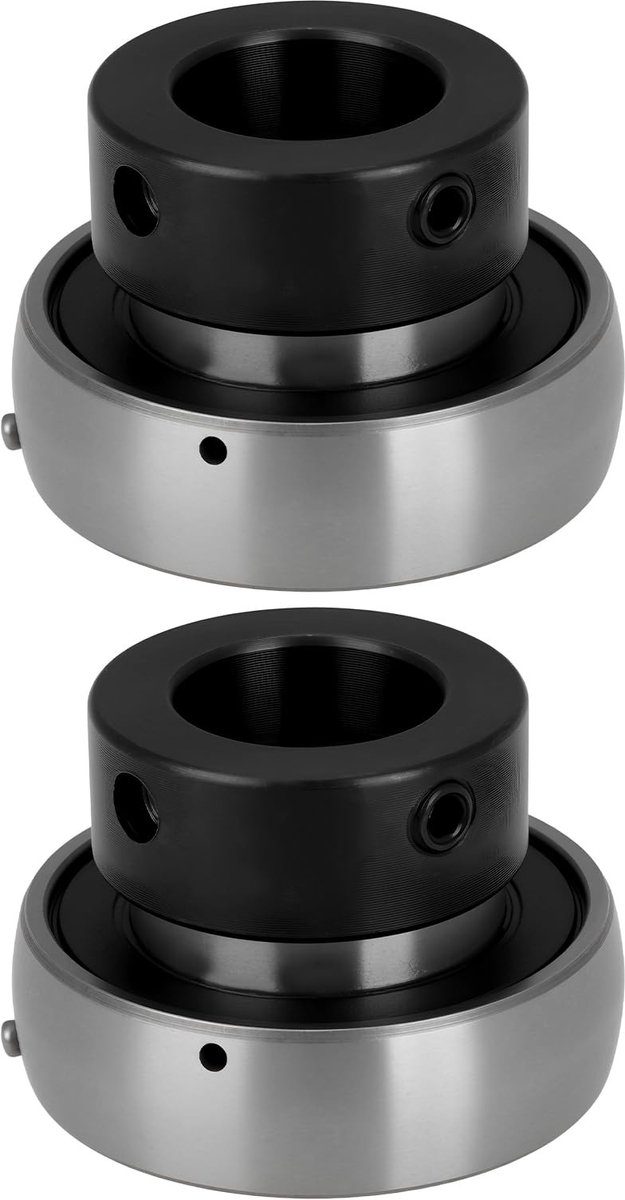 Dailygoods - 2 Stuks SA204 Radiale Insert Lager - 20mm ID x 47mm OD voor Mechanische Toepassingen