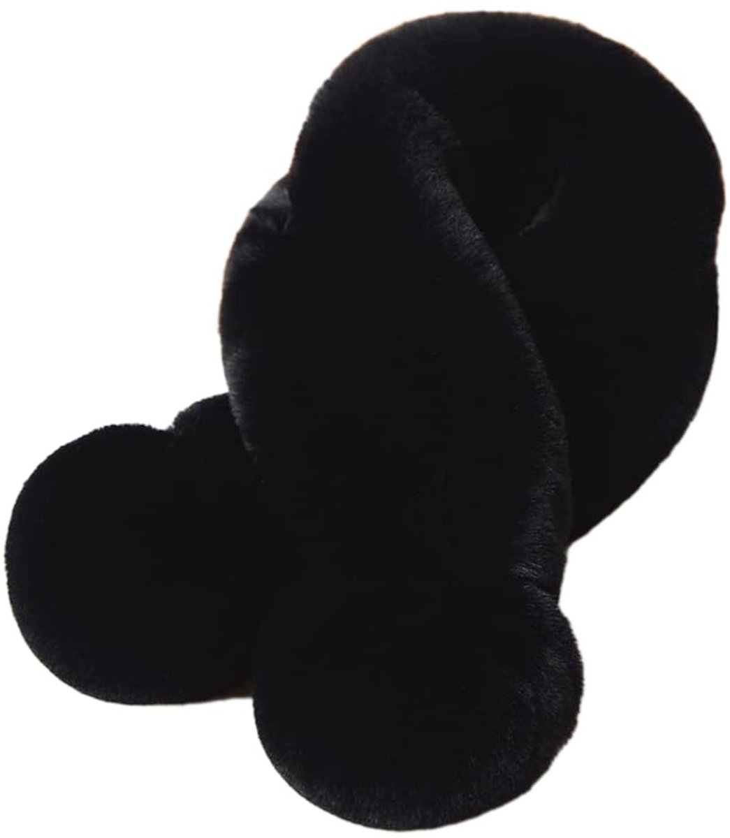 Dailygoods- Sjaal Dames - Pluche Sjaal - Faux Konijnenvacht - Warm - Zacht - Breedte 11 cm / Lengte 70 cm - Bontsjaal