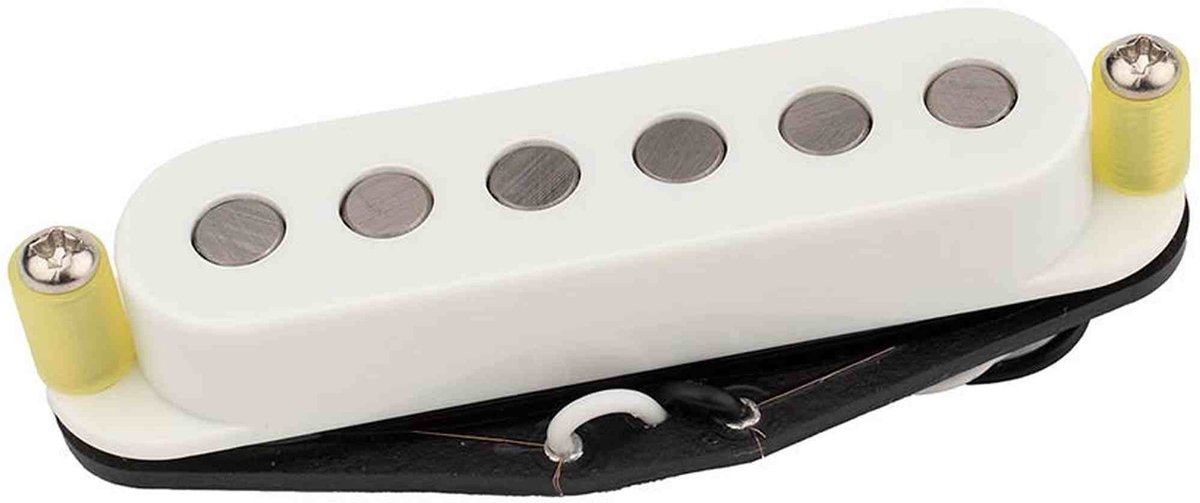 Roswell RP-QSTABWHT Quarter Pound ST Pickup - Alnico 5, Brug, Wit