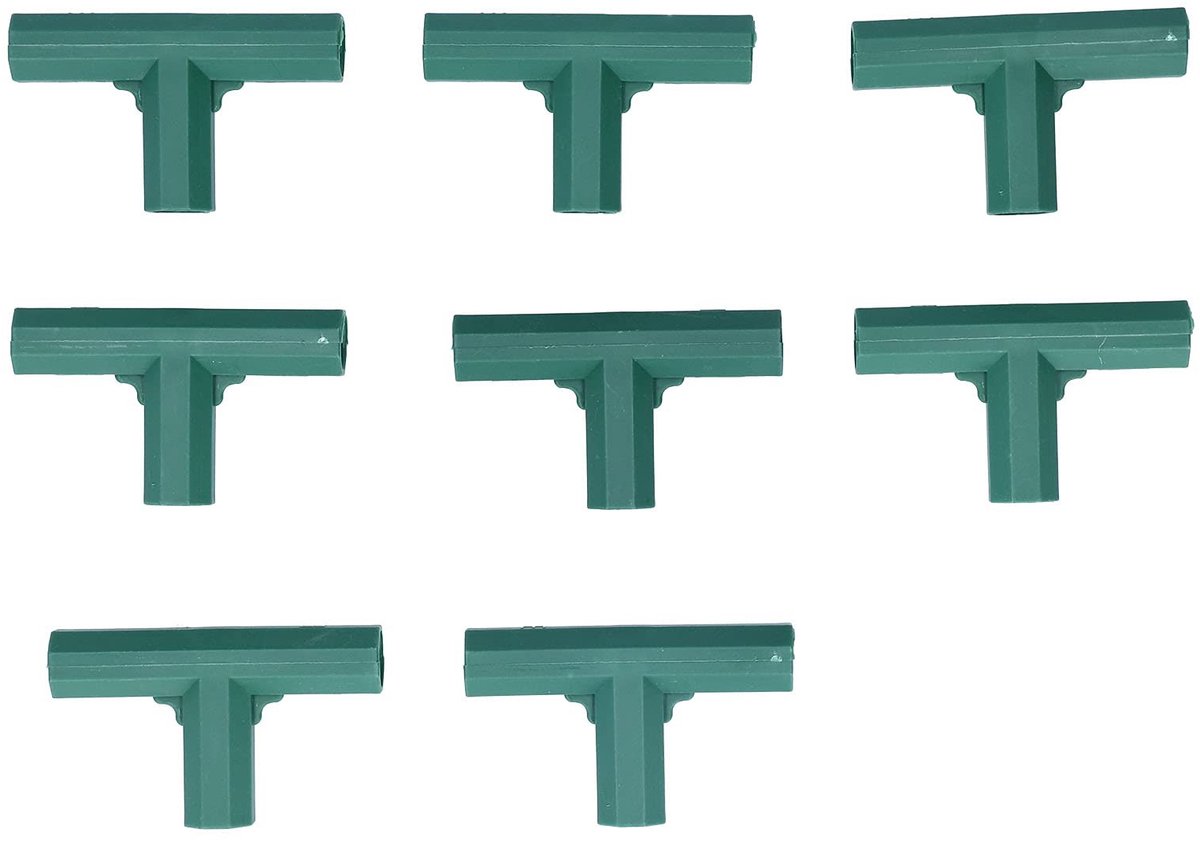 16 mm Planksteun - Dailygoods- T-vorm Connector 8 Stuks