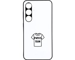 Hacebo® - papa's team telefoonhoesje - de liefste vader - telefoonhoesjes - vaderdag cadeautjes - vaderdag - cadeau - verjaardagscadeau - verjaardag - kado - geschenk - gift - vader artikelen - hoesje geschikt voor Samsung Galaxy S24