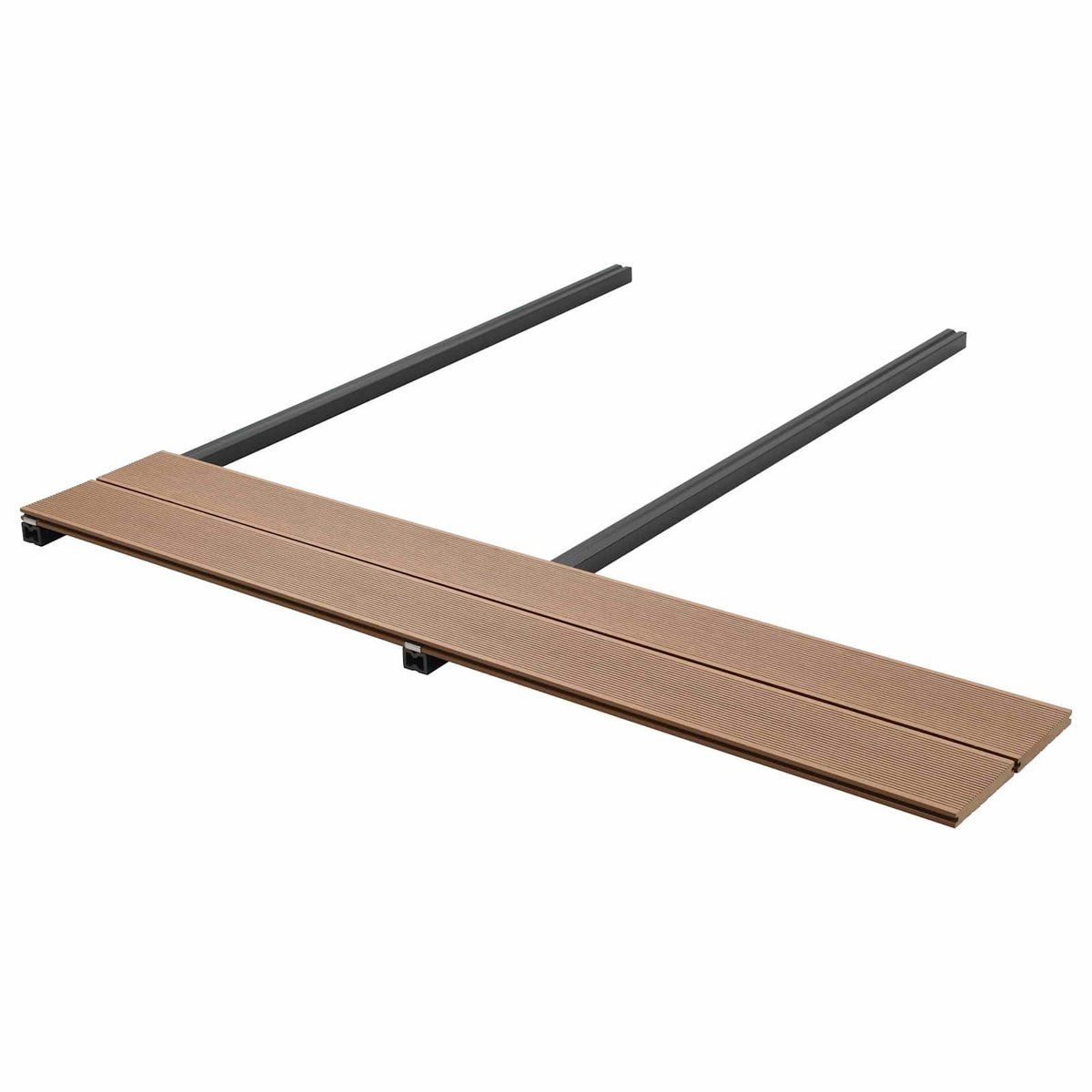 vidaXL - Terrasplank - 48 - pcs - Teakhout - WPC