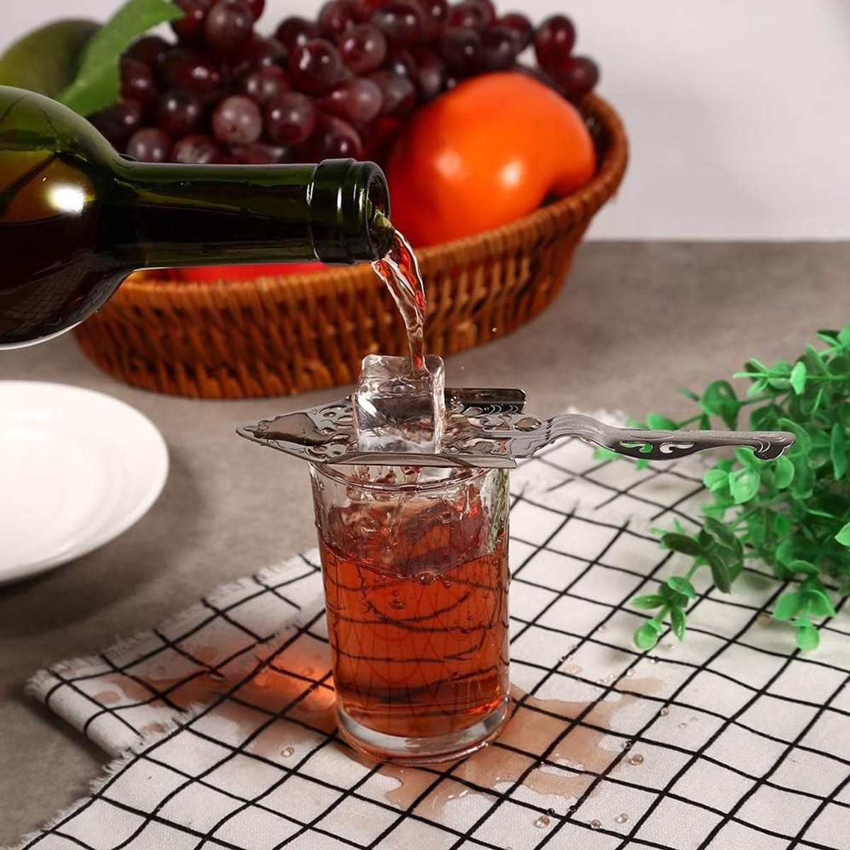 Wormwood Lepel van 304 RVS voor Absint, Cocktails en Drankjes - Ideaal voor Bar, Keuken en Feestjes