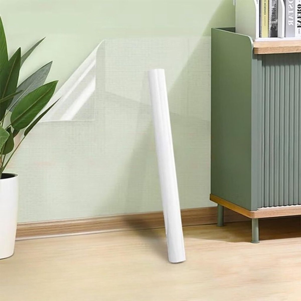 Transparante elektrostatische wandbeschermfolie, Geschikt voor keukens, muren, meubels en