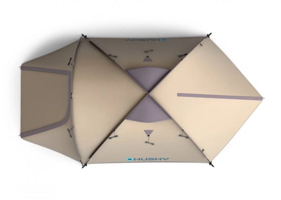 Husky Bizon 3 Plus - klassieke tent - 3 persoons - Licht Bruin van Husky — afbeelding 4