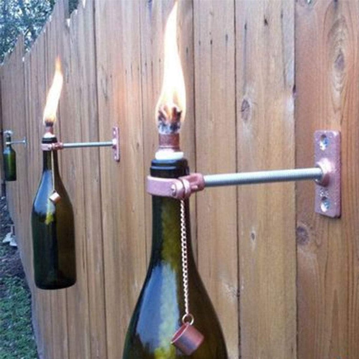 Fibreglass Wick - 12 Pieces Candles Wick - Torch Wick - Oil Lamp Torch Lick - Fibreglass Fountain for Wine Bottles - Fiber Wick - Garden Lamp - Oil Lamp Accessoires