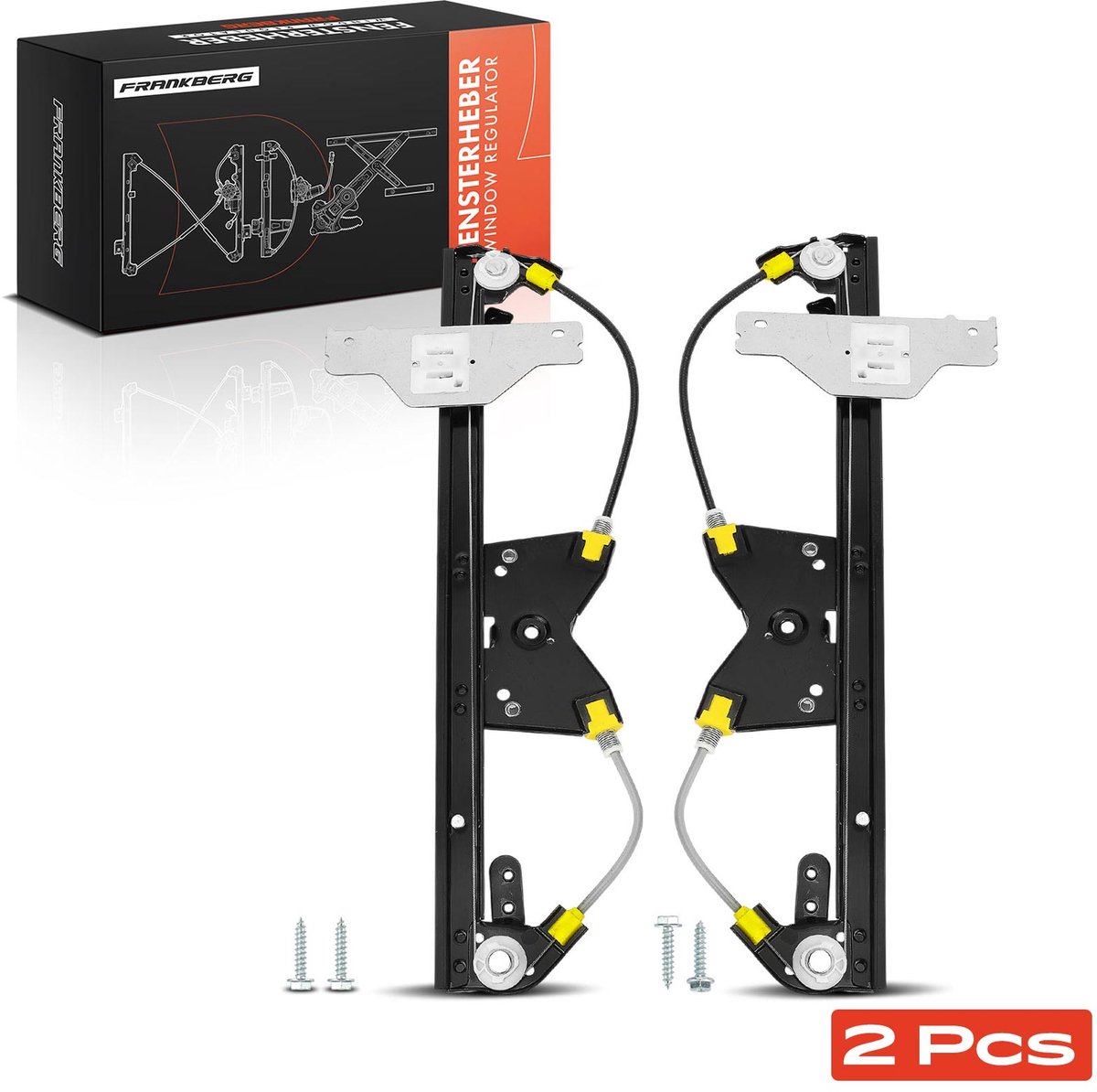 Frankberg 2x Raambediening Achter voor Peugeot 308 LB LC Kasten