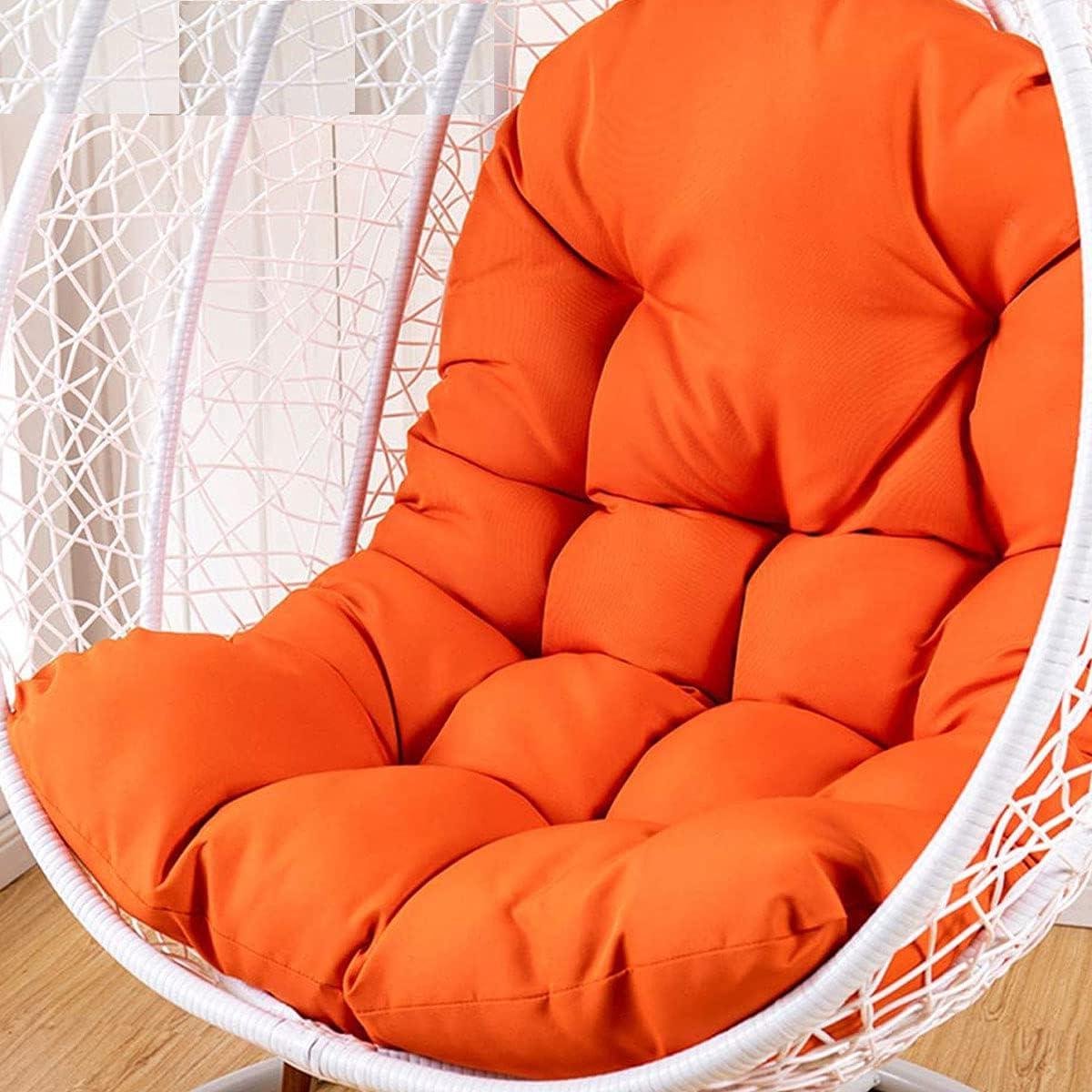 Schommelbank Kussen - Zitkussen Buiten - Comfortabel Ontspannen - Waterdicht Vuilafstotend - 125x95 cm - Oranje