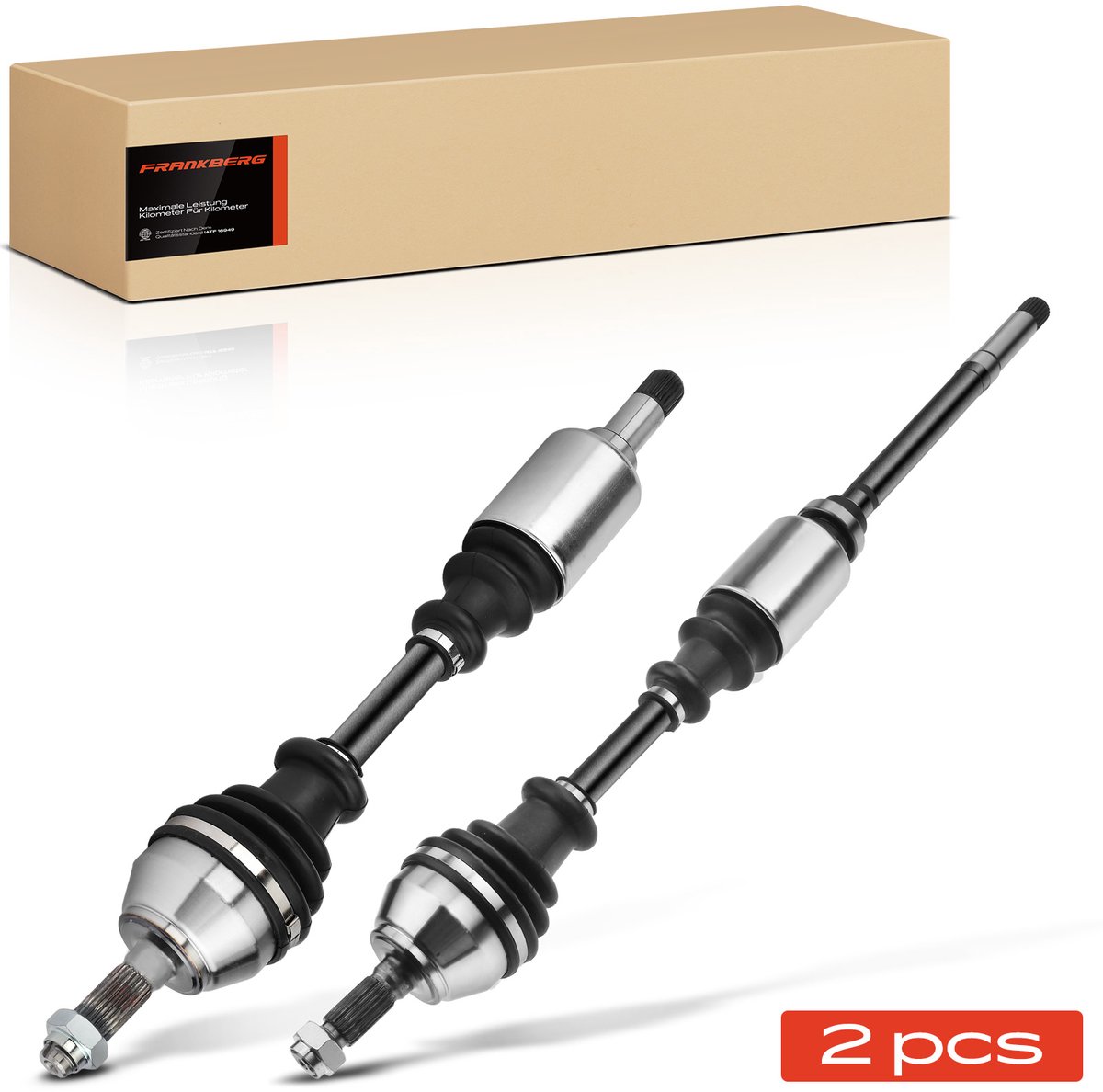 Frankberg 2x Aandrijfas Vooras voor Peugeot 205 I II Citroën C15 Visa