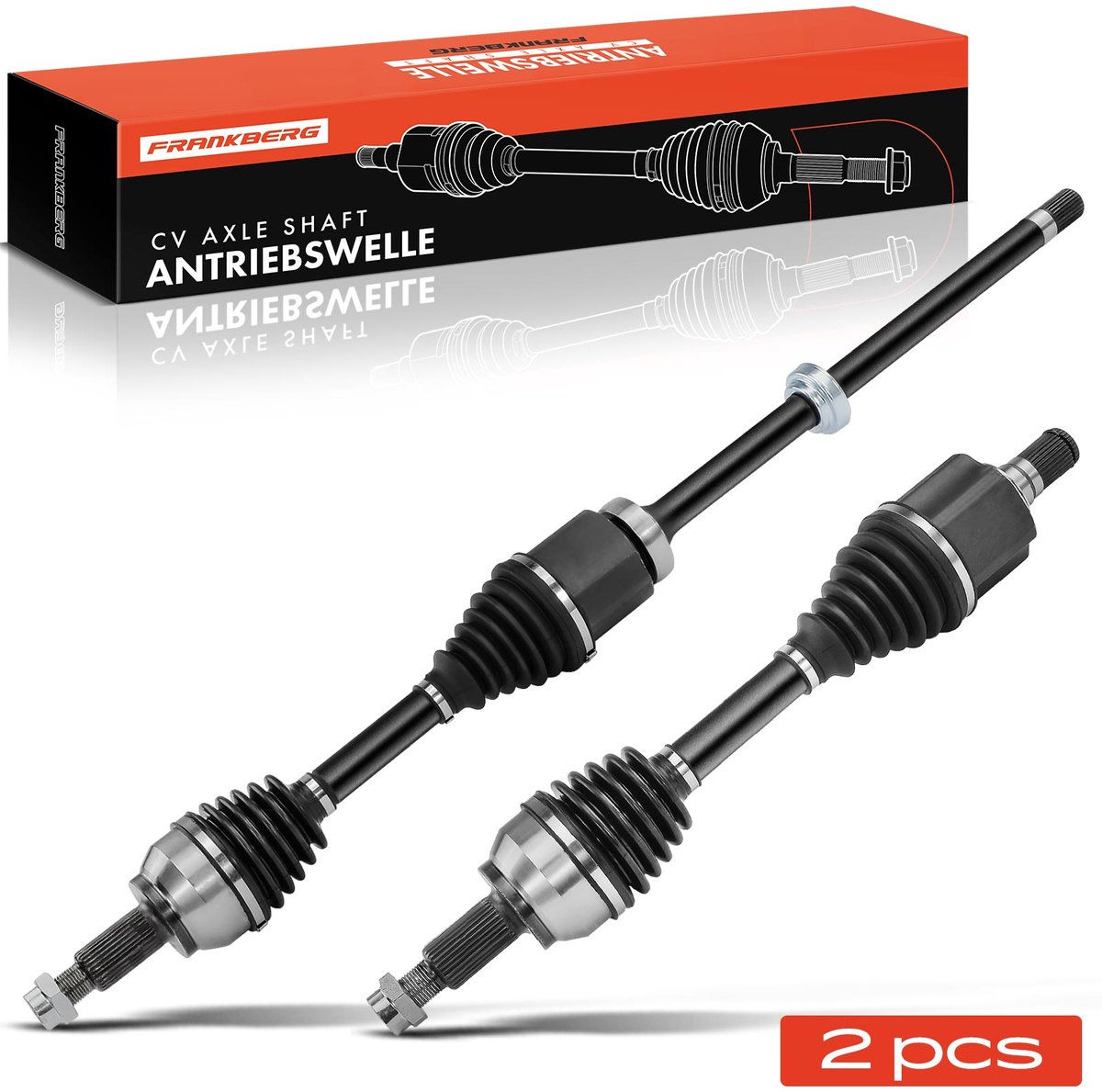 Frankberg 2x Aandrijfas Vooras voor Land Rover Range Rover