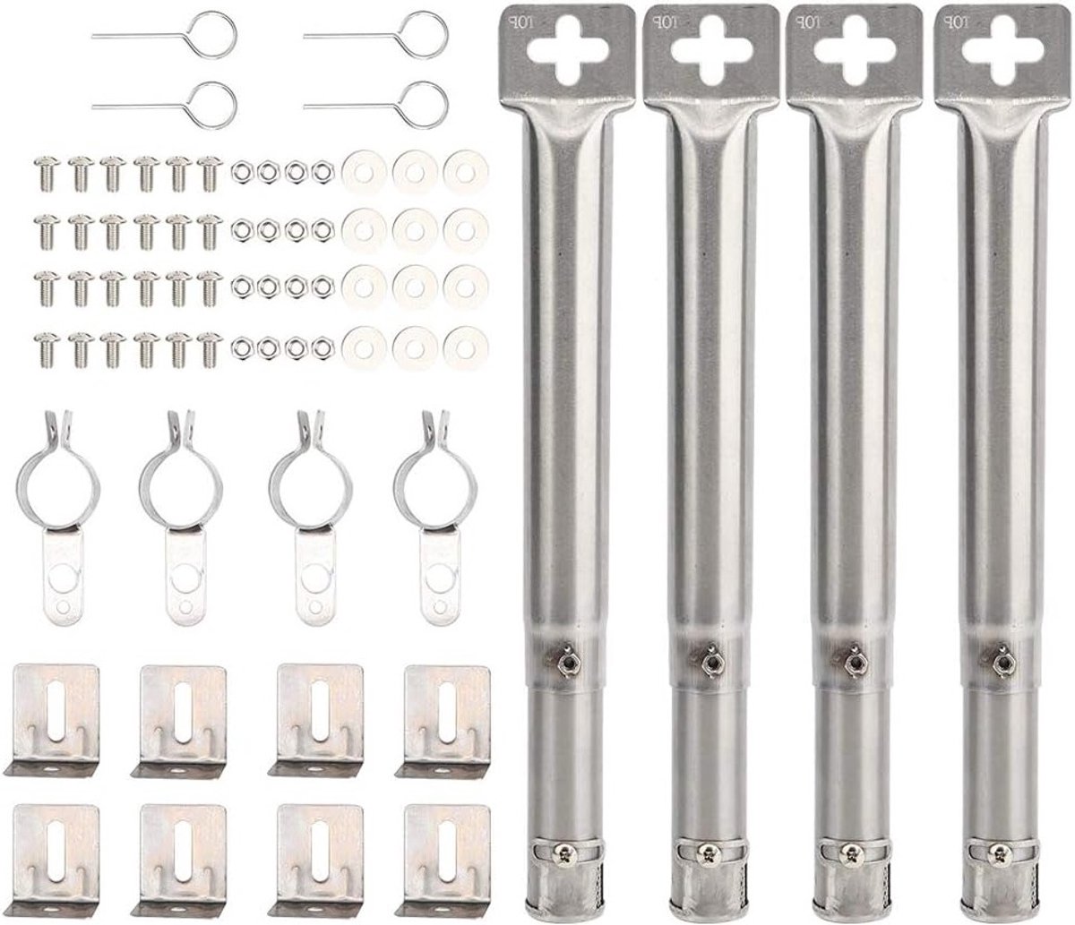 Vervangingsonderdelen voor Barbecues: RVS Brandertubes en Grillroosters voor Gas- en Houtskoolgrills, Hoogwaardige BBQ Accessoires