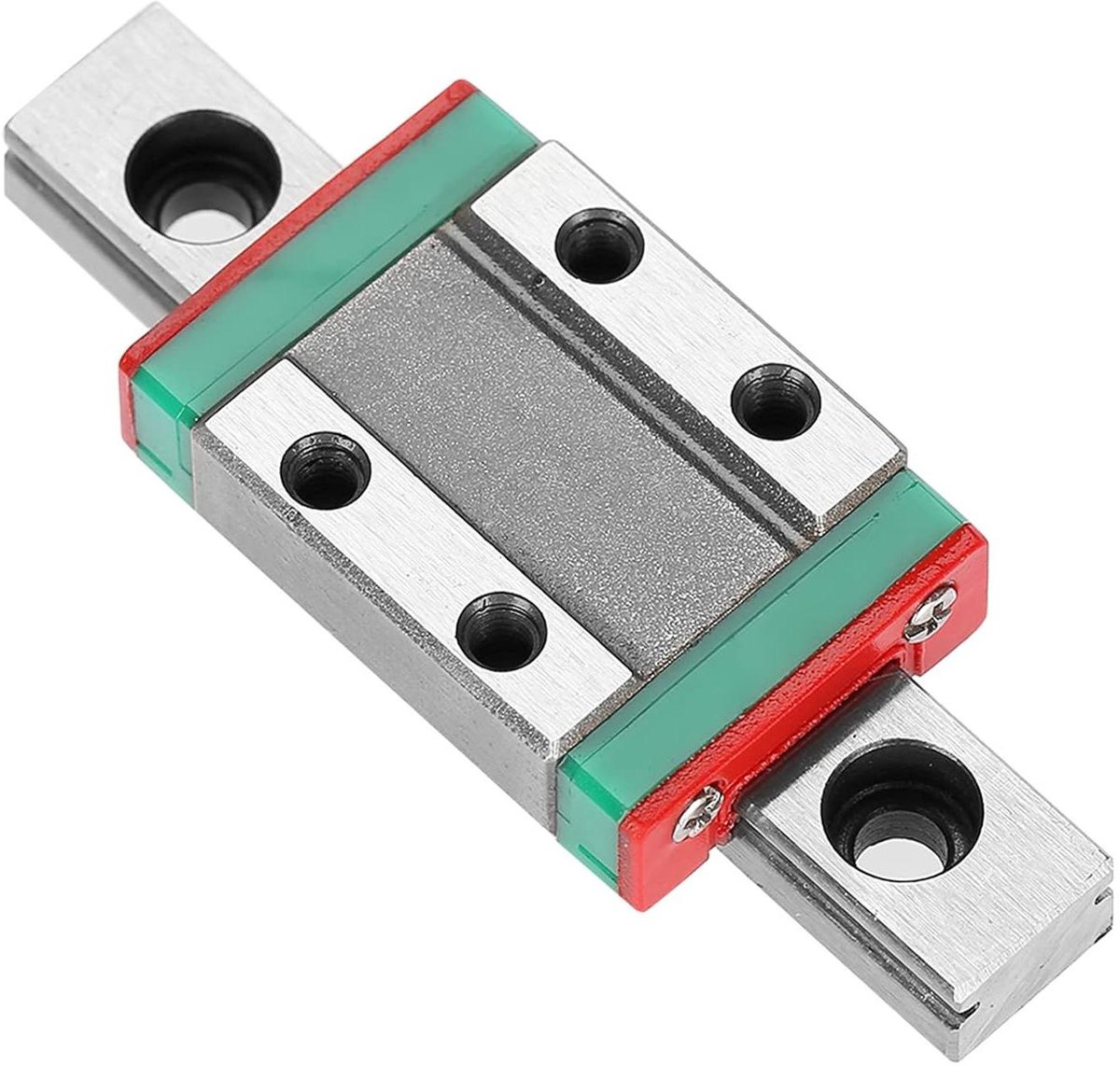 Mini Lineaire Geleider - Mini Glijgeleiding Lineair - Precisie Beweging Creëren - 4-Punts Contact Ontwerp - 55 mm - Zilver
