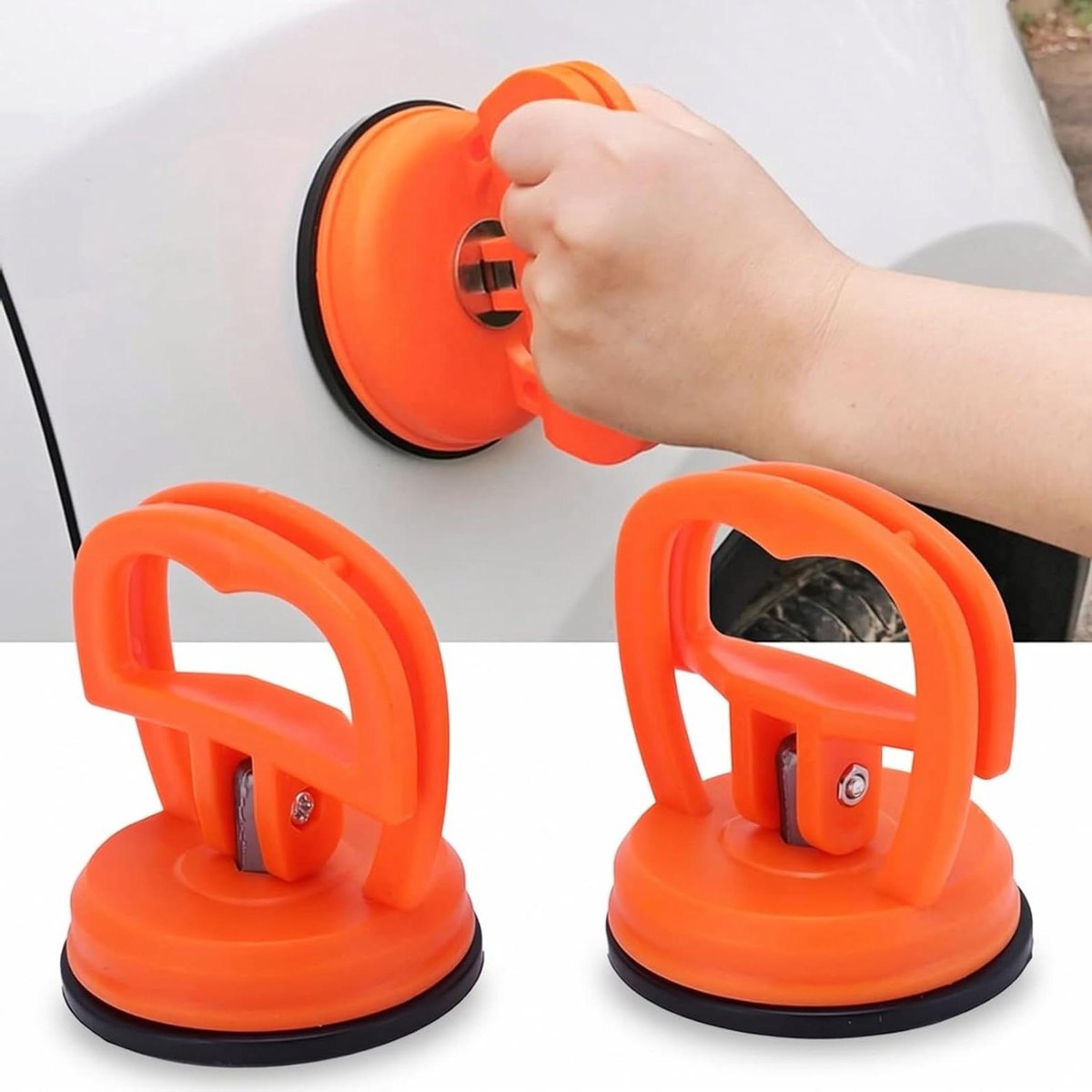 2 Stuks Zuignap, Lifter Glazen Zuignap, Drager Draagbare Glastrekker, Power Grip Vacuümheffer Power Grip Vacuümheffer voor Glas, Tegels, Spiegel, Graniet Tillen, 6.7x5.7cm, 2.2oz