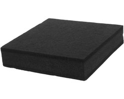 TOYANDONA 30 cm x 30 cm x 4,5 cm zwarte geluidsisolatie pads voor drums subwoofers en home audiosystemen ruisonderdrukking kussen mat