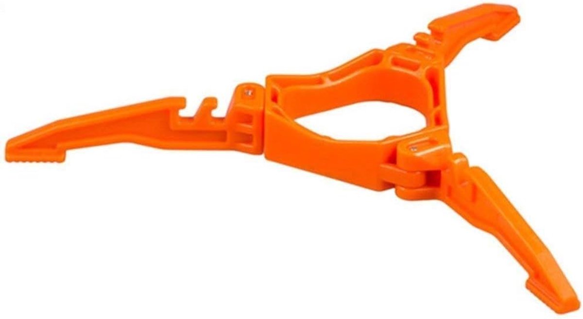 Draagbare gasflesstabilisator, geschikt voor campingfornuizen, mini opvouwbare houder voor gasflessen en kooktoestellen voor buitenactiviteiten zoals kamperen, wandelen en koken, gasflesstatief