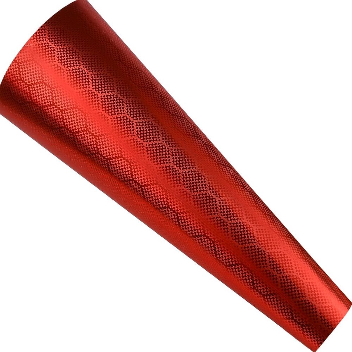 Cosensi - Car Film - Honeycomb Patroon - Uniek en Elegant - 30 x 152 cm - Cool Tuning Vinyl - Geschikt voor Auto en Motor - Rood